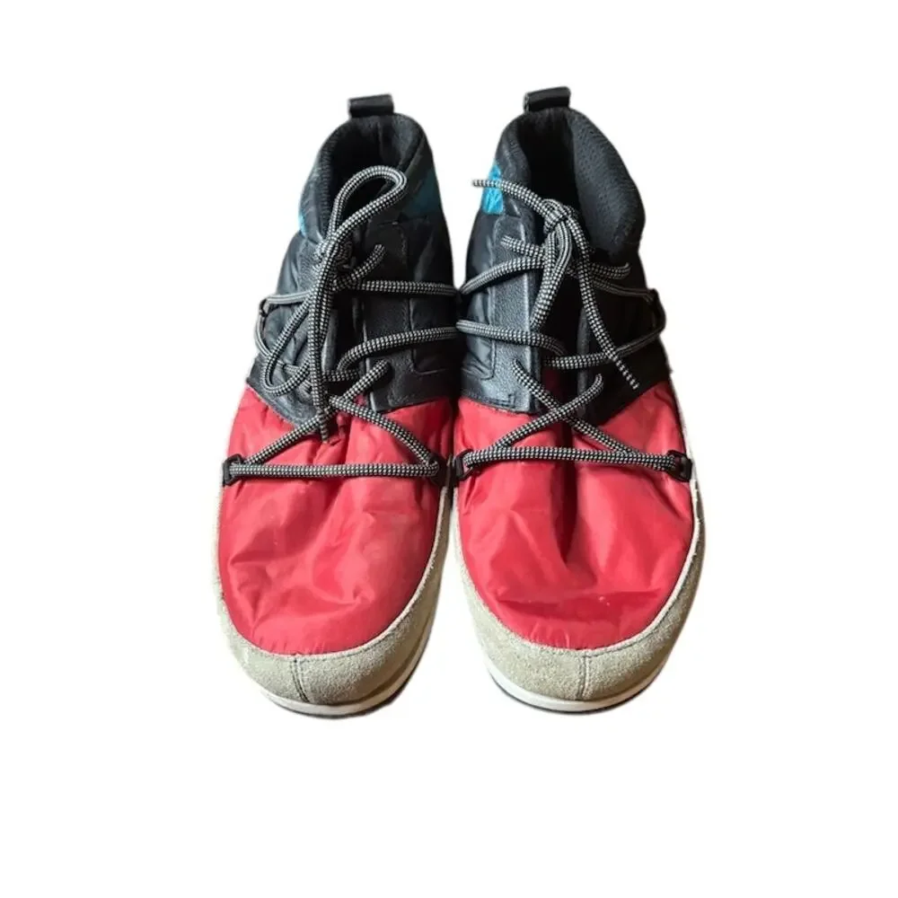 Volta Lightweight Shoes Winter Sneakers Nylon Leather Red Black mens 11.5